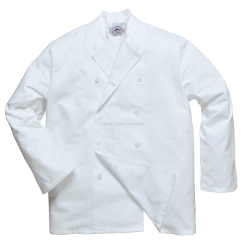 Bluza kucharska 100% BAWEŁNA Sussex C836, kitel kucharski bawełniany