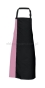 Fartuch Duo kontrastowy pas DS8572 apron różowy jasny