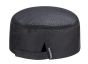 czarna czapka dla kucharza, oddychająca z siatką, s900, portwest
