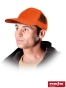 czapka siateczkowa z daszkiem pomarańczowa