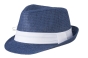 kapelusz myrtle beach niebieski, biały