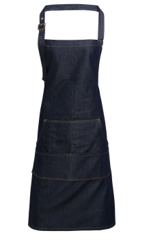 fartuch jeansowy niebieski denim, dżinsowy premier , kelnerski