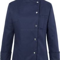 granatowy kitel , bluza kucharska damska, kitel kucharski damski, larissa karlowsky, karlowsky jf3, bluza larissa karlowsky, jf3 kitel, kitel damski jf3
