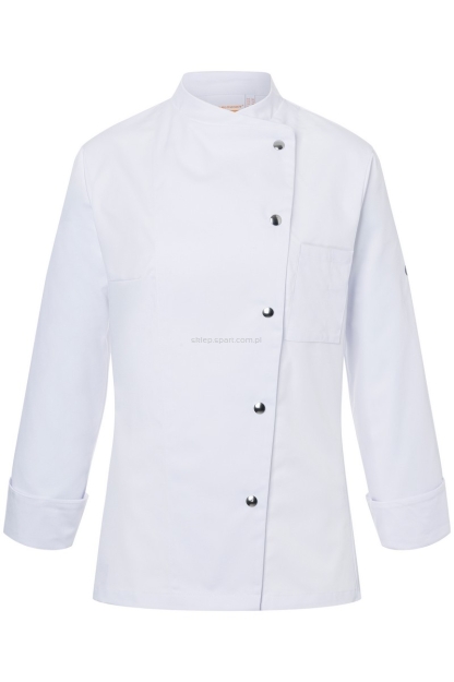 biały kitel , bluza kucharska damska, kitel kucharski damski, larissa karlowsky, karlowsky jf3, bluza larissa karlowsky, jf3 kitel, kitel damski jf3