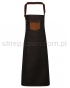 fartuch jeansowy brązowe wstawki, pr136, pw136, openwear, sklep internetowy, spart, premierworkwear