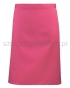 Zapaska bez kieszeni Premier PR151 apron fartuch różowa ciemna