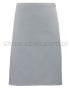 Zapaska bez kieszeni Premier PR151 apron fartuch jasna szara srebrna