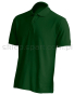 Koszulka polo, męska, bawełniana JHK510, zielony butelkowy,