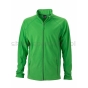 Kurtka polarowa męska JN597, zielony, Green/Dark Green
