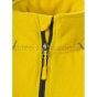 Zapięcie polar JN597, żółty, Yellow/Carbon
