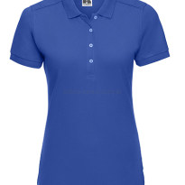 Polo dla kobiet, Stretch Russell Z566f, niebieska