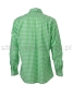 zielona 100% bawełna w kratkę Koszula kelnerska MĘSKA z długim rękawem James&Nicholsonholson