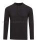 Mens Long-John Roll Sleeve Tee, koszulka pw218, pw218, pr218 czarna