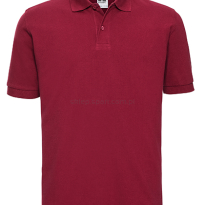 Męskie polo bawełniane Z569, czerwony