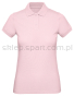 Koszulka polo damska Organiczna B&C BCPW440 jasny różowy