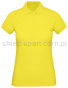 Koszulka polo damska Organiczna B&C BCPW440 żółta
