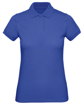 Koszulka polo damska Organiczna B&C BCPW440 niebieska
