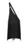 fartuch dla kelnera, black, tył