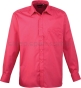 różowa magenta Koszula kelnerska męska z długim rękawem Premier PR200