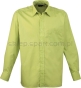 zielona limonka Koszula kelnerska męska z długim rękawem Premier PR200