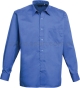 niebieski royal blue Koszula kelnerska męska z długim rękawem Premier PR200