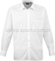 biała Koszula kelnerska męska z długim rękawem Premier PR200
