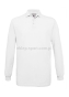 biała, Polo męska - Safran Longsleeve marki B&C