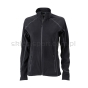 Kurtka polarowa damska JN596, czarny, Black/Carbon