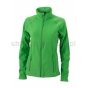 Kurtka polarowa damska JN596, zielony, Green/Dark Green