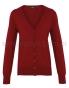 sweter kardigan bordowy, do restauracji, dla kelnerek