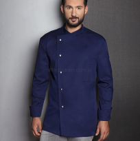 Bluza kucharska męska, bluza kucharska granatowa, kitel granatowy, kitel kucharski jm14, kitel KARLOWSKY, karlowsky LARS, karlowsky jm14, kitel męski karlowsky, jm14, lars jm14