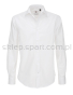 biała slim koszula kelnerska męska 97% bawełna 3% elastan B&C premium poplin P21
