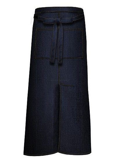 długa zapaska, zapaska kelnerska, zapaska jeansowa, zapaska kelnerska jeansowa