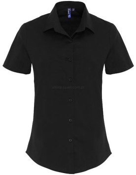 damska koszula kelnerska, czarna, PR346