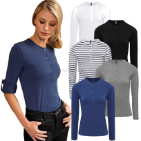 Damska koszulka z długim rękawem PR318 - 2