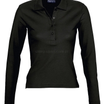 sols podium czarna, polo dlugi rekaw czarna, polo długi rękaw czarna