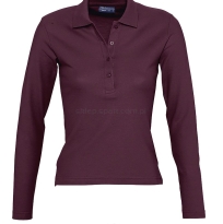 sols podium bordowa, polo dlugi rekaw bordowa, polo długi rękaw bordowa