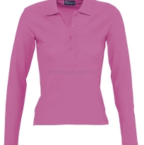 sols podium rózowa, polo dlugi rekaw rózowa, polo długi rękaw różowa