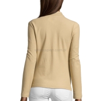 polo z dlugim rekawem khaki