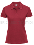 Damskie polo bawełniane Z569F, czerwony