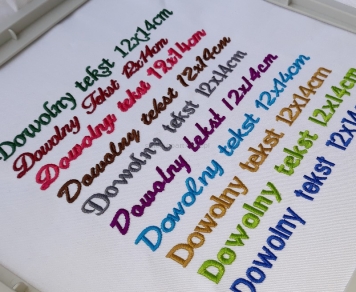 haft komputerowy, bluza z haftem, kitel z haftem, bluza kucharska z imieniem