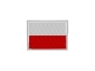 Flaga biało-czerwona haftowana naszywka 3x4 cm