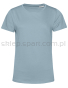 T-Shirt Damski Organic E150 BCTW02B, niebieski, szaroniebieski
