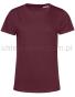 T-Shirt Damski Organic E150 BCTW02B, bordowy