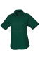 zielona butelka koszula kelnerska damska z krótkim rękawem Premier PR302