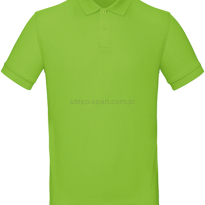 Koszulka polo męska Organiczna B&C BCPM430 zielona