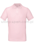Koszulka polo męska Organiczna B&C BCPM430 różowa jasna