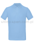 Koszulka polo męska Organiczna B&C BCPM430 błękitna, jasny niebieski
