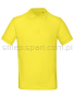 Koszulka polo męska Organiczna B&C BCPM430 żółta