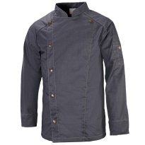 Tennessee karlowsky czarny dżinsowy kitel, bluza kucharska